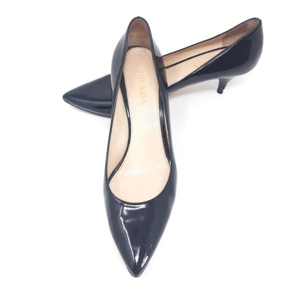 Prada Patent Leather Heels 38.5 - Picture 4 of 8